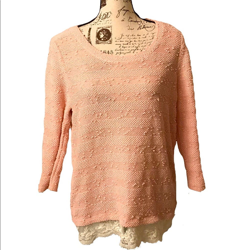 Ann Taylor Loft Pink Tunic